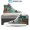 The Lord Of The Rings Mid Earth Map High Top Shoes