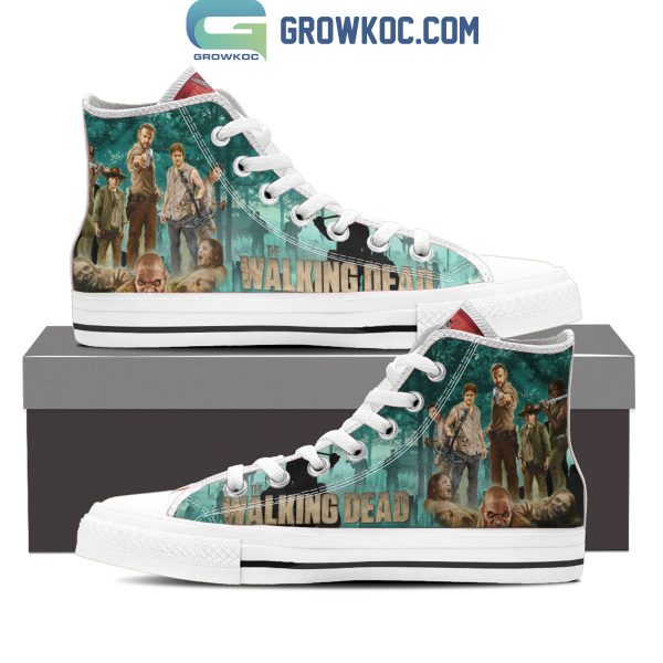 The Walking Dead Fighting The Dead Fan High Top Shoes