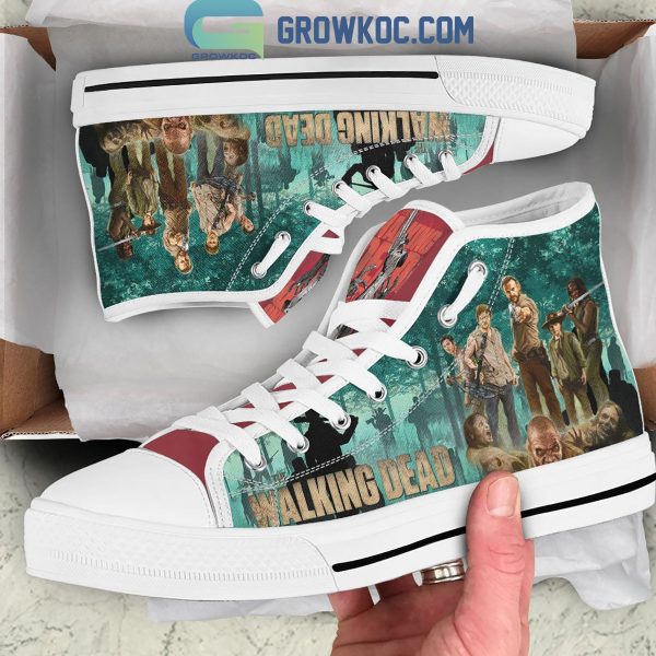 The Walking Dead Fighting The Dead Fan High Top Shoes