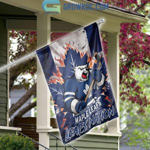 Toronto Maple Leafs Leafs Nation House Garden Flags