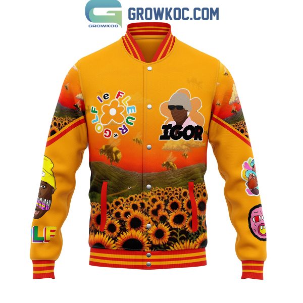 Tyler The Creator Flower Boy Call Me Some Time Baseball Jacket