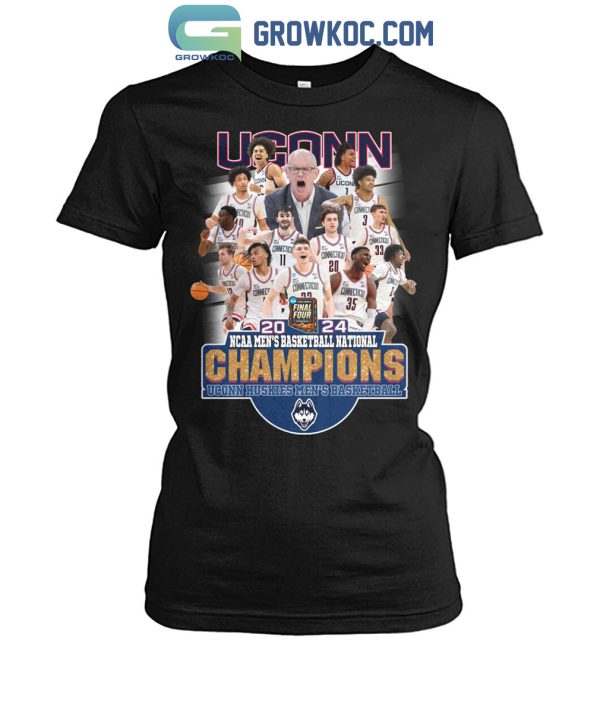 Uconn Huskies 2024 Men’s Basketball National Champions T Shirt