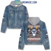 Pierce The Veil With Heaven Above You There’s Hell Over Me Hooded Denim Jacket