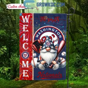 Washington Nationals Happy 4th Of July Independence Day Personalized House Garden Flag