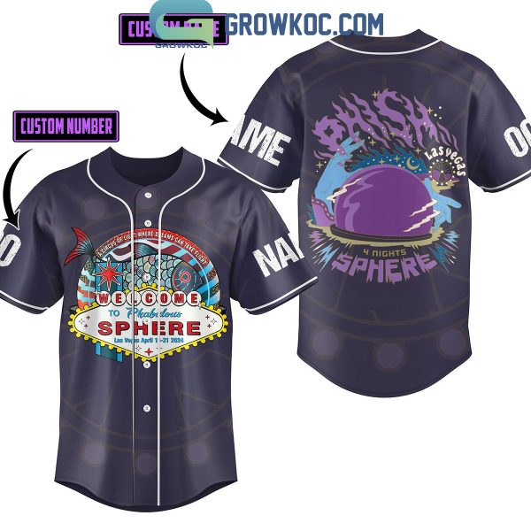 Welcome To Phabulous Sphere Las Vegas 4 Nights Personalized Baseball Jersey
