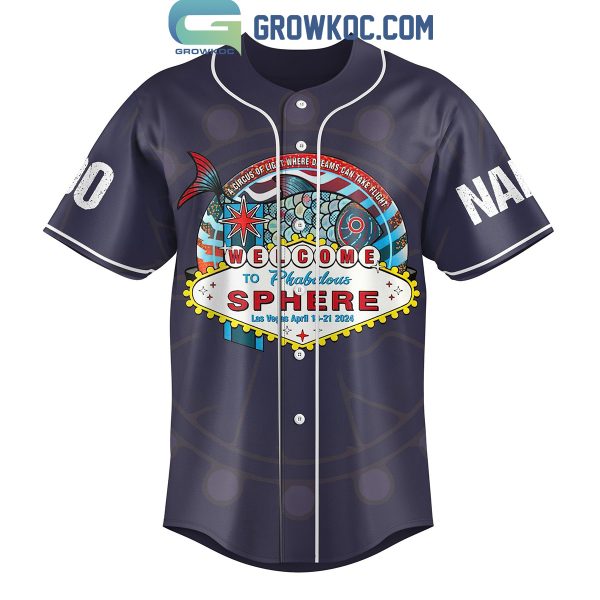 Welcome To Phabulous Sphere Las Vegas 4 Nights Personalized Baseball Jersey