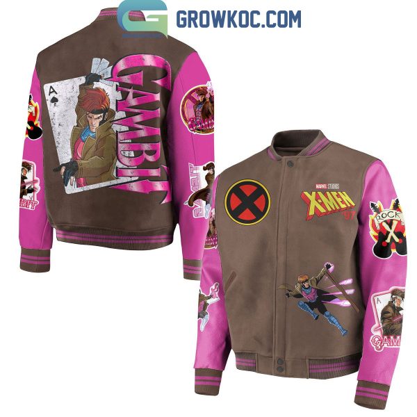 X-Men ’97 Gambit Remy Etienne LeBeau Fan Baseball Jacket