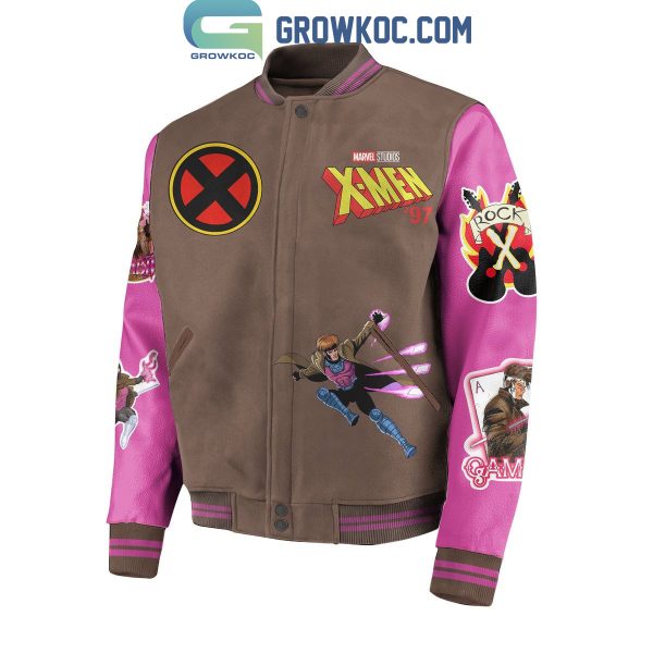 X-Men ’97 Gambit Remy Etienne LeBeau Fan Baseball Jacket