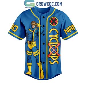 X-Men Cyclops To ME My X-Men Personalized Baseball Jersey