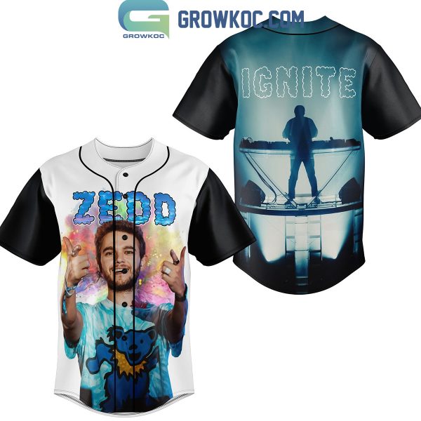 Zedd Stay The Night Ignite Personalized Baseball Jersey