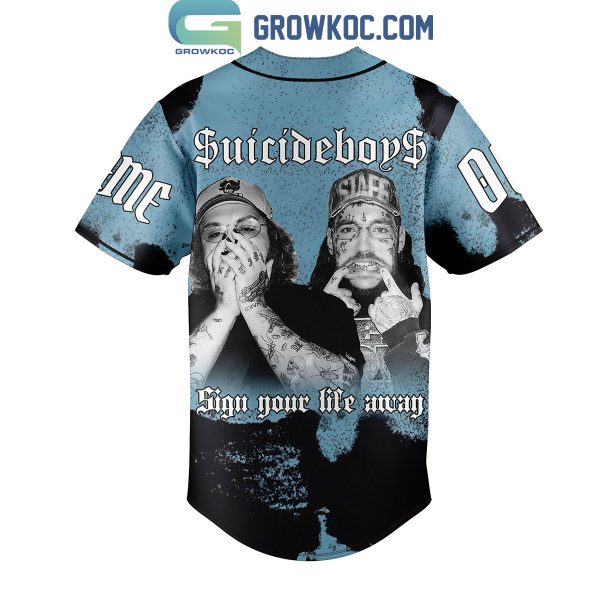 Suicideboys Greyday Sign Your Life Away Personalized Baseball Jersey