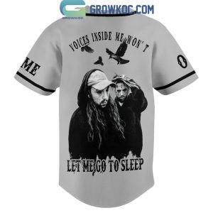 Suicideboys Voices Inside Me Won’t Let Me Go To Sleep Personalized Baseball Jersey