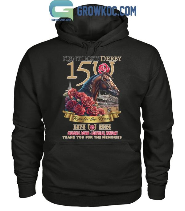150th Kentucky Derby 1875-2024 Thank You For The Memories T-Shirt