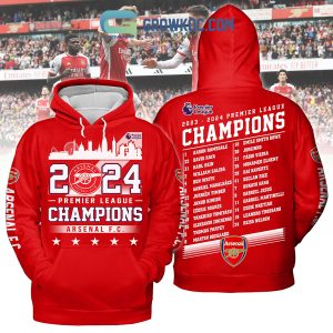 2024 Premier League Champions Arsenal FC Hoodie T Shirt