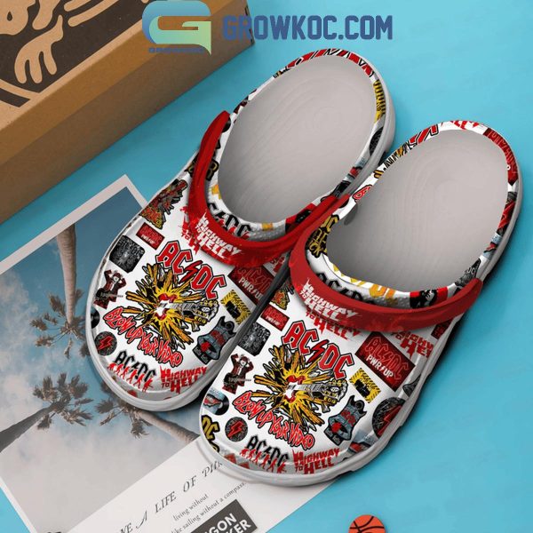 ACDC Blow Up Your Video Highway To Hell Crocs Clogs