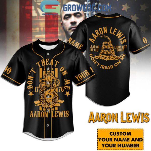 Aaron Lewis Don’t Tread On Me Personalized Baseball Jersey