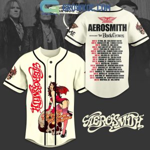 Aerosmith 2024 Tour With The Black Crowes Personalized Baseball Jersey