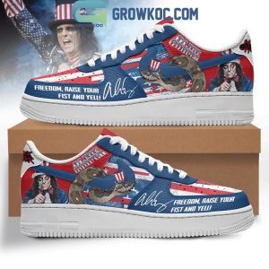 Alice Cooper Freedom Raise Your Fist And Yell Air Force 1 Shoes