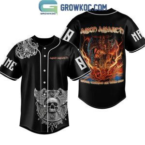 Amon Amarth Metal Crushes All Tour 2024 Personalized Baseball Jersey
