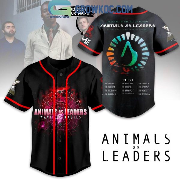 Animals As Leaders Wave Of Babies Personalized Baseball Jersey