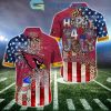 Arizona Cardinals Patriot Fan Happy 4th Of July Hawaiian Shirts