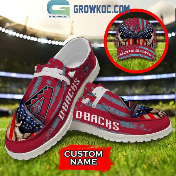 Arizona Diamondbacks American Proud Personalized Hey Dude Shoes