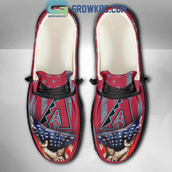 Arizona Diamondbacks American Proud Personalized Hey Dude Shoes