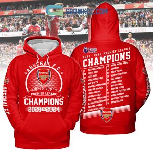 Arsenal Premier League Champions 2023 2024 Hoodie T Shirt