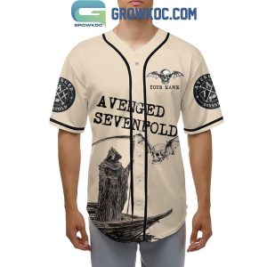 Avenged Sevenfold Dancing In The Wind Personalized Baseball Jersey