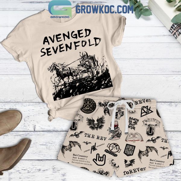 Avenged Sevenfold The Rev Forever T-Shirt Short Pants