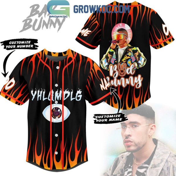 Bad Bunny YHLQMDLG Album Personalized Baseball Jersey