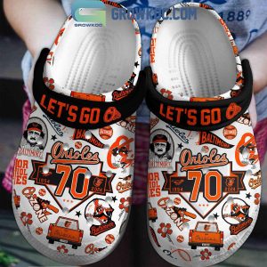 Baltimore Orioles Let’s Go 70 Years Of The Legacy 1954-2024 Crocs Clogs