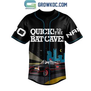 Batman Quick To The Bat Cave Personalized Baseball Jersey
