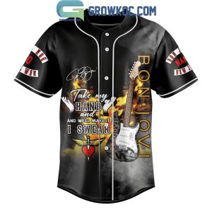Bon Jovi Nothing Is As Important As Passion Personalized Baseball Jersey