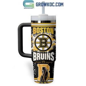 Boston Bruins Blood Sweat 100 Years Fan 40oz Tumbler