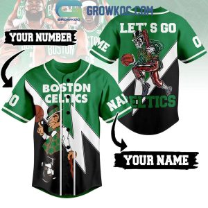 Boston Celtics 2024 Champions Let’s Go Celtics Personalized Baseball Jersey