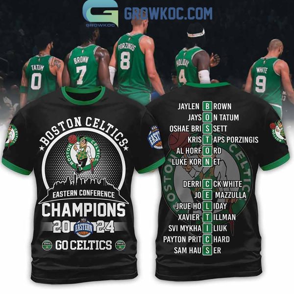 Boston Celtics Champions 2024 Go Celtics Hoodie T Shirt