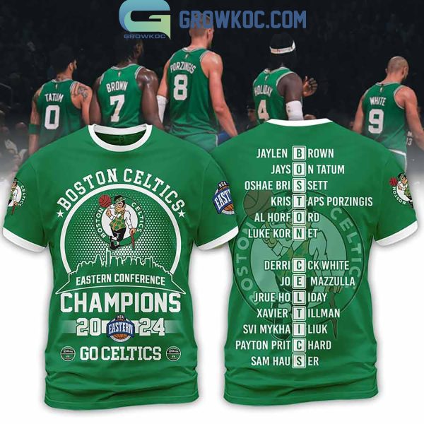 Boston Celtics Champions 2024 Go Celtics Hoodie T Shirt