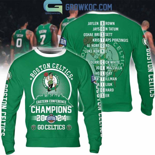 Boston Celtics Champions 2024 Go Celtics Hoodie T Shirt