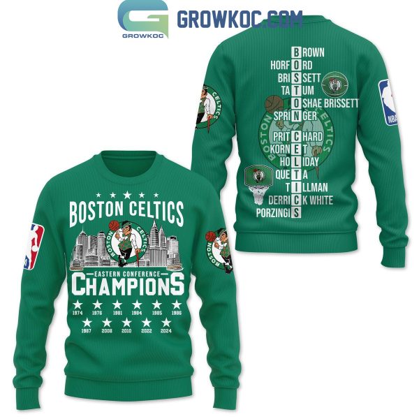 Boston Celtics Eastern Conference Champions 2024 Hoodie T Shirt