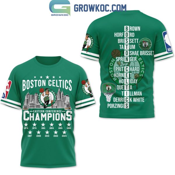 Boston Celtics Eastern Conference Champions 2024 Hoodie T Shirt