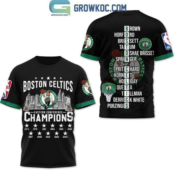 Boston Celtics Eastern Conference Champions 2024 Hoodie T Shirt