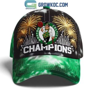 Boston Celtics Firework For The Champions Golden Version Cap