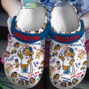 Chicago Cubs The W Stands For Win Fan Crocs Clogs