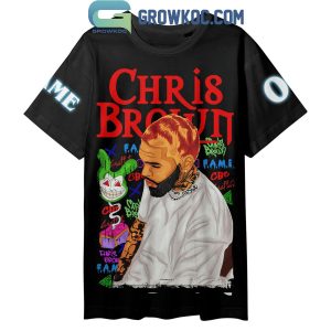 Chris Brown Fame 1111 Tour 2024 Black Design Hoodie Shirt