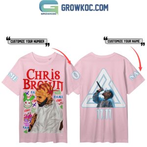 Chris Brown Fame 1111 Tour 2024 Hoodie Shirt Pink Version