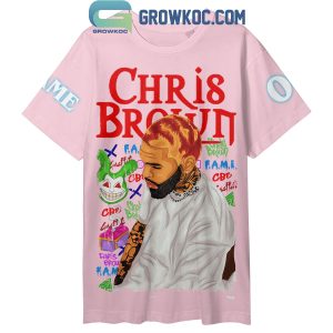 Chris Brown Fame 1111 Tour 2024 Hoodie Shirt Pink Version