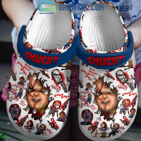 Chucky Good Guys Wanna Play Crocs Clogs