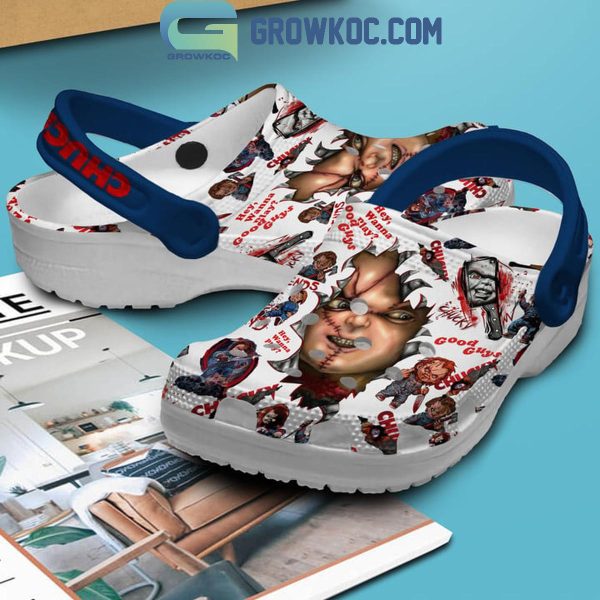 Chucky Good Guys Wanna Play Crocs Clogs