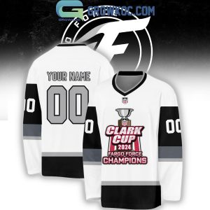 Fargo Force Champions Personalized Hockey Team Player Jersey